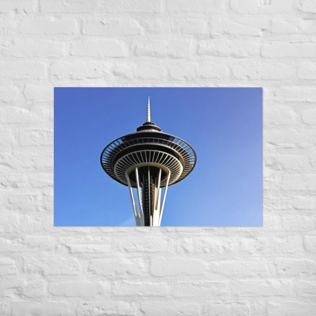 SPACE NEEDLE.   Enhanced Matte Paper Poster (in)