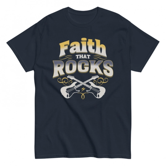Christian T-Shirt | Faith That Rocks