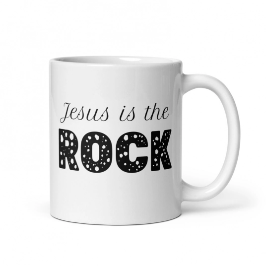 Inspirational Mug | Jesus Is The Rock