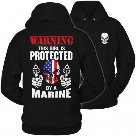 Limited Edition  Warning This Girl is Protected by a Marine