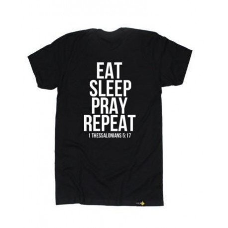 Christian T Shirt Radiate Apparel Men's Eat Sleep Pray Repeat