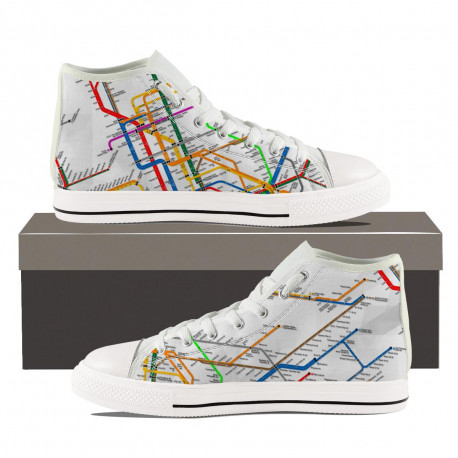 New York Subway High top shoes-Limited Edition-
