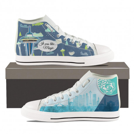 Seattle City High Top Shoes-Limited Edition-
