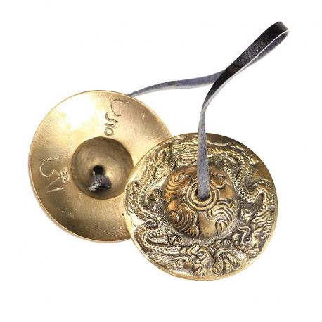2.6in/6.5cm Tibetan Meditation Tingsha Cymbal Bell Mindfulnee Copper Buddhist Nepal Bronze Bells