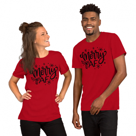 Merry AF - Unisex t-shirt