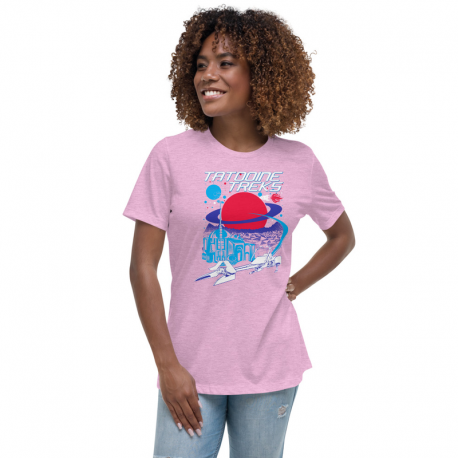 Tatooine Treks - Women's Relaxed T-Shirt-Bella + Canvas 6400