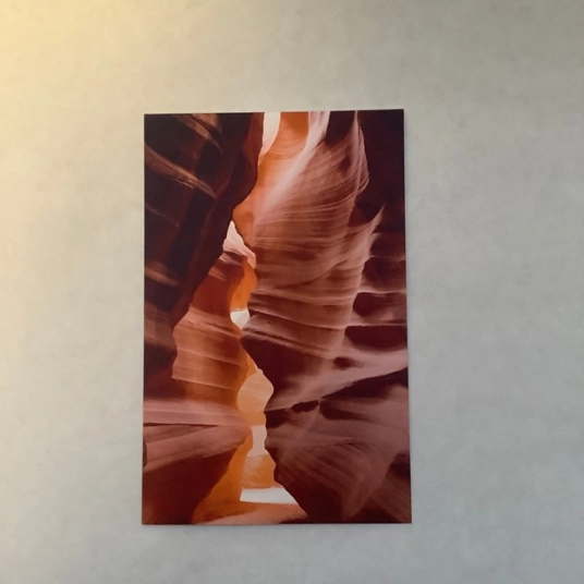 Desert Scape - Antelope Canyon  Blank Greeting Card