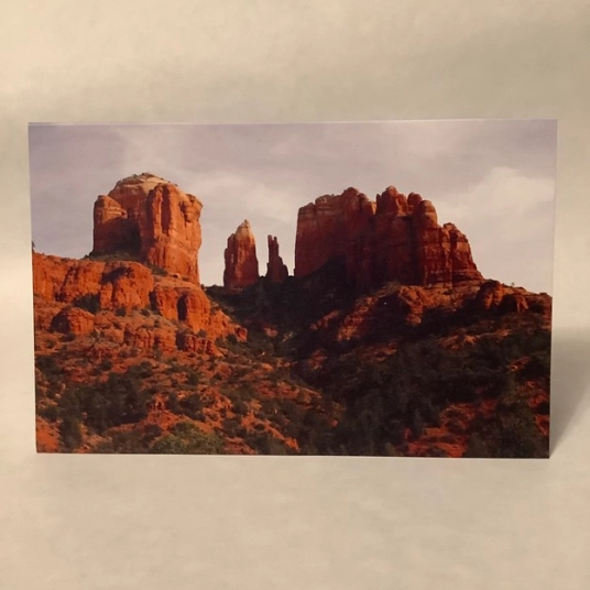 Desert Scape - Sedona Arizona Blank Greeting Card