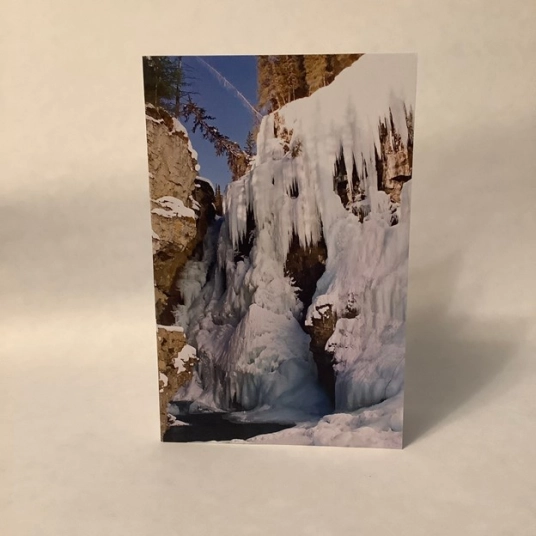 Johnston Canyon Waterfalls - Banff National Park Blank Greeting Card