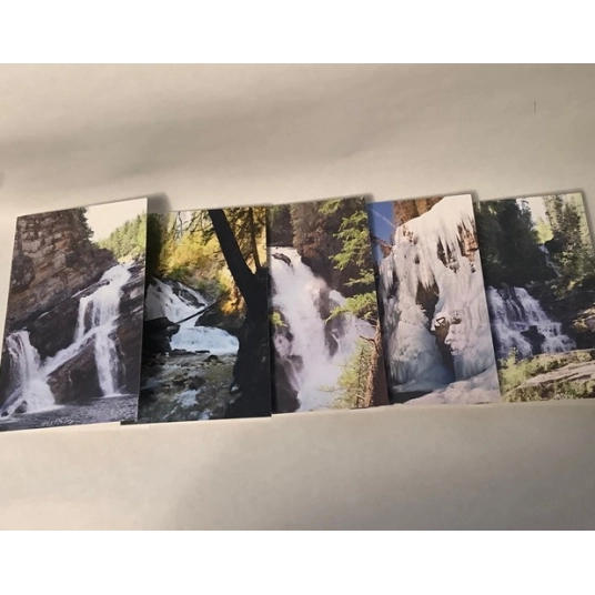 Waterfall Variety Package -  Blank Greeting Card