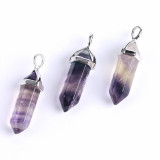 Natural Fluorite Point Pendant Necklace