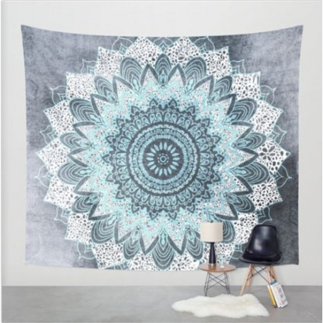 High Frequency Mandala Tapestry