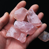 Natural Raw Pink Rose Quartz Rough Healing Crystal
