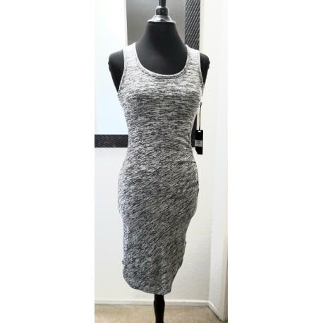 Gray Racer Back Dress