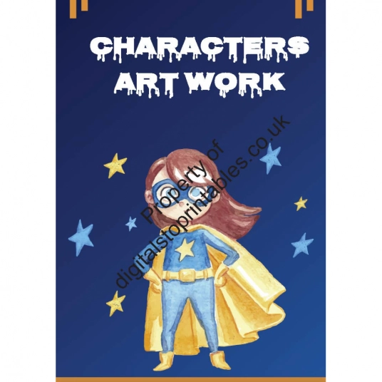 Characters1 colouring pages