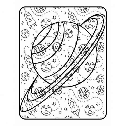Space Colouring Pages for Kids- Giveaway