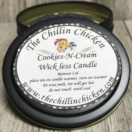 Indulge in a Deliciously Scented 4 Ounce Cookies and Cream Wickless Candle Perfect Gift for Candle Lovers