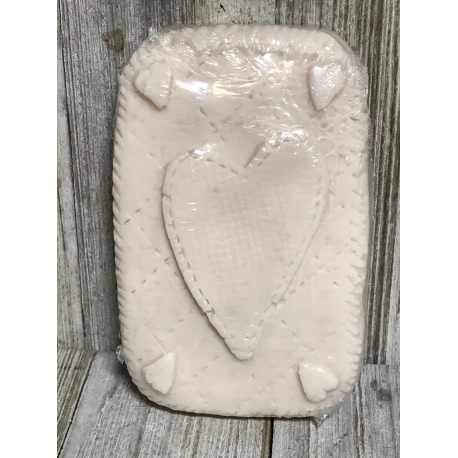 Primitive Heart Oatmeal Soap Rustic Charm in a Bar Soothing and Nourishing Primitive Heart Oatmeal Soap