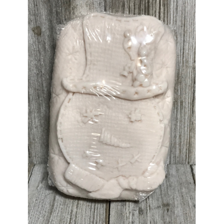 Snowman Oatmeal Soap Frosty Freshness Snowy Delight Snowman Oatmeal Soap for Soothing Nourishing and Moisturizing Winter Skincar