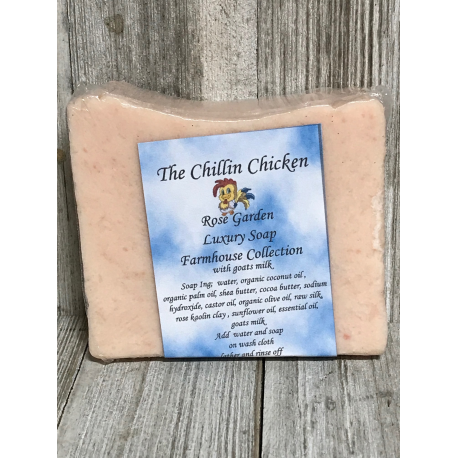 Rose Garden Luxury Soap With Goats Milk Gentle Cleansing Nourishing and Soothing Rose Garden Bar Soap