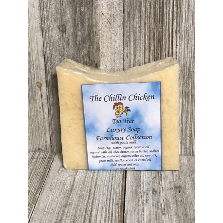 Handmade Luxury Tea Tree & Goat Milk Soap