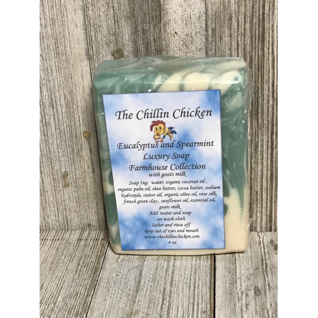 Eucalyptus and Spearmint Goat Milk Handmade Soap