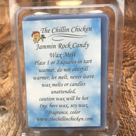 Jammin Rock Candy Wax Melt Handmade Deliciously Sweet Scent for an Aromatic Delight of Yesteryear