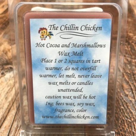 Hot Cocoa and Marshmallows Wax Melt Indulge in the Aroma of Hot Cocoa and Marshmallows for a Cozy and Comforting Atmosphere
