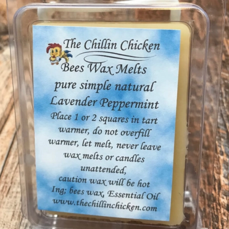 Lavender Peppermint Wax Melt Soothing Scent Combo Calming and Refreshing Scented Wax Melt