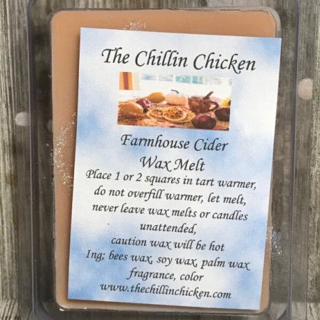 Farmhouse Cider Wax Melt Fall-inspired Cozy Rustic Home Scented Wax Melt