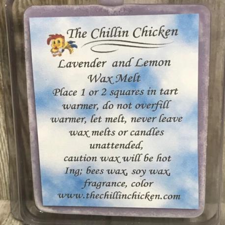 Lavender And Lemon Wax Melt Burst of Summer Relaxing and Refreshing Lavender and Lemon Delight Wax Melt