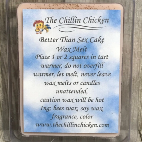 Better Than Sex Cake Wax Melt Decadent Indulgence Sinfully Sweet and Mouthwatering Wax Melt