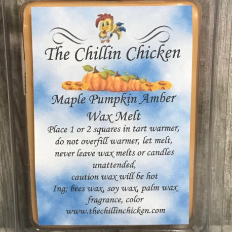 Maple Pumpkin Amber Wax Melt Cozy Autumn Delight Maple Pumpkin Amber Wax Melts