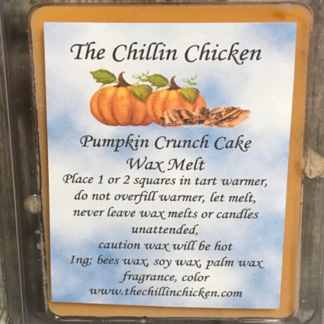 Pumpkin Crunch Cake Wax Melt Fall Inspired Cozy Farmhouse Bliss Pumpkin Crunch Cake Wax Melts