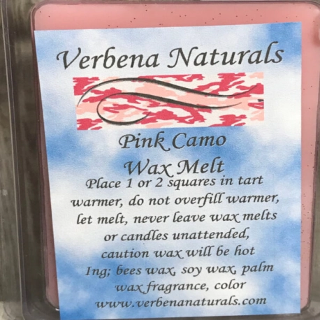 Pink Camo Wax Melt Feminine and Fierce Explore the Wild Side Add a Pop of Color to Your Space with Pink Camo Wax Melts Soothing