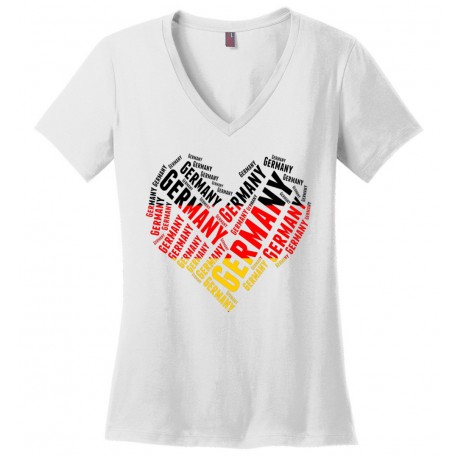 Heart Word Art Germany T-Shirt