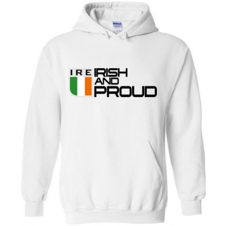 Irish and Proud Emblem Hoodies