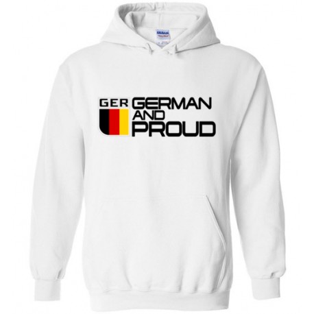 German and Proud Emblem Hoodies