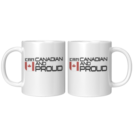 Canadian and Proud Emblem Mugs