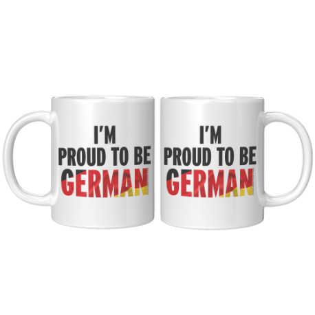 I'm Proud to be German Mugs