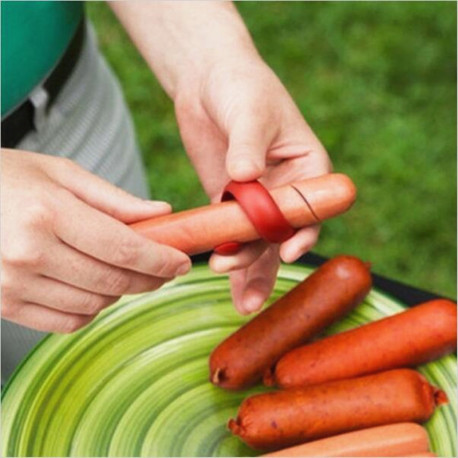 Manual Fancy Sausage Spiral Barbecue Hot Dogs Cutter
