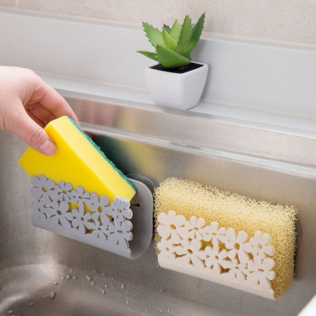 Flower Shape Kitchen Sink Sponge Holder