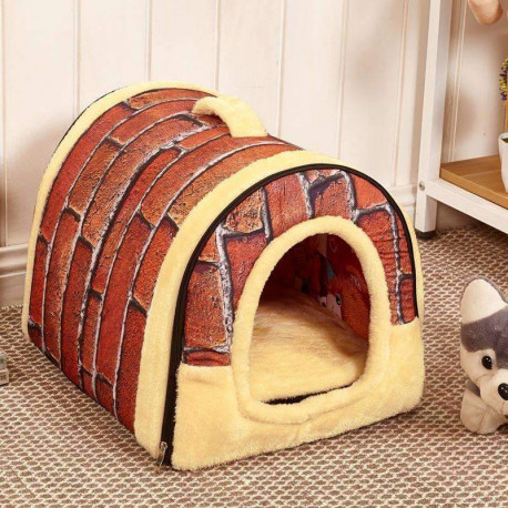 Dog House With Foldable Mat