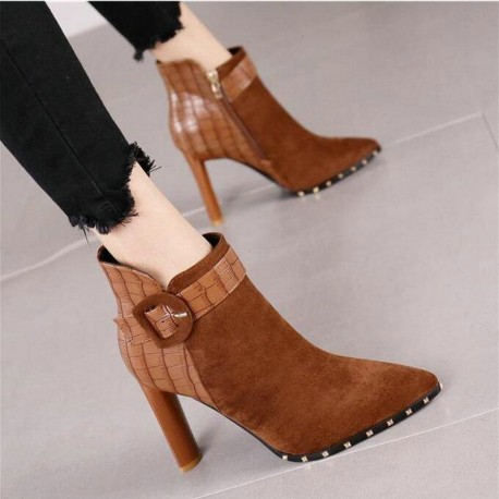 POINTED BOOT F20414 ( Woman Fashion Boot )