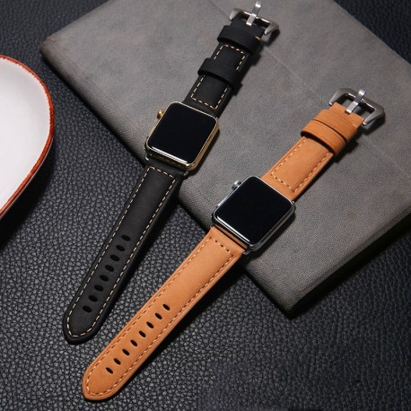Genuine Leather strap For Apple Watch Band 44mm/40mm