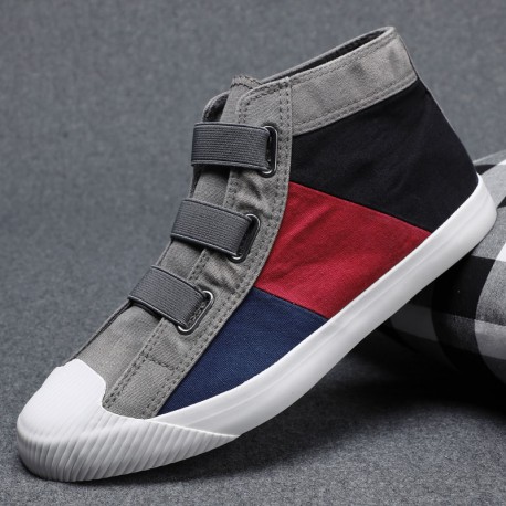 THE SPRING F20576 ( High Top Brand Men's Casual Shoes )