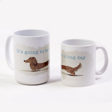 It's Going to be a Long Day (long hair) 11oz and 15oz Coffee Mug