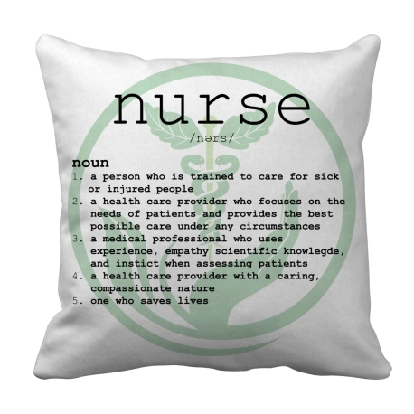 Nurse - White Pillow