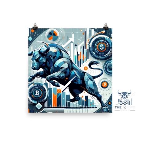 Bullish on Bitcoin Poster - The Charge of Crypto