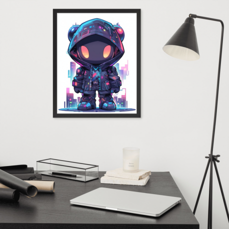 Futuristic Character | Framed Poster